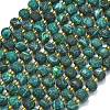 Natural Malachite Beads Strands G-K389-E82-01-1