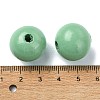 Wood Large Hole European Beads X-WOOD-D027-01H-3