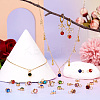 24Pcs 12 Colors Glass Rhinestone Charms STAS-TA0002-68-7