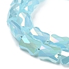 AB Color Plate Glass Beads Strands EGLA-P051-06B-C02-3