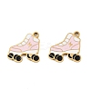 304 Stainless Steel Enamel Charms STAS-C137-06B-G-1