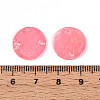 Dyed Natural Capiz Shell Disc Links Connector Charms SSHEL-WH0006-01A-2-3