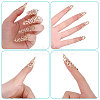 10Pcs Hollow Out Iron Fingers Nail Covers MRMJ-GL0001-20G-4
