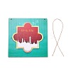 Eid Theme Density Board Wooden Wall Ornament Doorplate Pendants HJEW-C004-01A-3