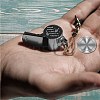 Tarnish Resistant 304 Stainless Steel Whistles DIY-WH0344-030-4
