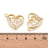 Brass Micro Pave Cubic Zirconia Pendants KK-N265-34G-3