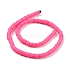 Handmade Polymer Clay Beads Strands CLAY-R089-6mm-Q088-2
