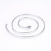 Non-Tarnish 304 Stainless Steel Cable Chains Necklaces NJEW-F226-04P-01-1