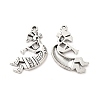 Tibetan Style Alloy Pendants TIBE-B001-19AS-1