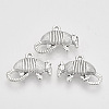 Tibetan Style Alloy Pendants TIBEP-T009-44AS-RS-1