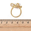 304 Stainless Steel with Acrylic Finger Rings RJEW-Z118-10G-3