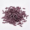 Glass Bugle Beads SEED-E001-9mm-57-2
