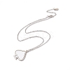 Sublimation Blank Aluminum Pendant Necklace LS-NJEW-E020-02P-01-3