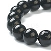 Round Glass Beads Stretch Bracelets for Teen Girl Women BJEW-A117-E-21-3