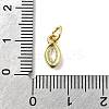 Brass Micro Pave Cubic Zirconia Pendants KK-Z102-06G-01-4