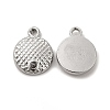 Non-Tarnish 304 Stainless Steel Pendant Rhinestone Settings STAS-F290-09P-1