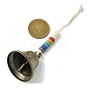 Iron Witch Bells for Door Knob Protection HJEW-JM02187-3
