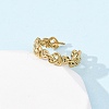 304 Stainless Steel Open Cuff Rings for Women RJEW-K309-18G-3