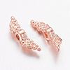 Tibetan Style Alloy Beads TIBEB-S039-036RG-RS-1