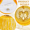 Polyester Tassel Epaulettes AJEW-WH0481-519B-01-4