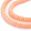 Handmade Polymer Clay Bead Strands CLAY-T002-6mm-46-3