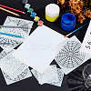 Mandala Style PET Plastic Hollow Out Drawing Painting Stencils Templates DIY-WH20009-11-4