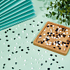 180Pcs 4 Styles 2-Hole Glass Seed Beads SEED-ME0001-09A-4