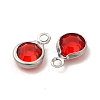 304 Stainless Steel with Glass Charms STAS-G305-11P-05-2