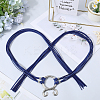 Polyester Chain Belts for Women Ladies Dress AJEW-WH20018-51D-3