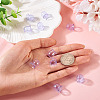 10Pcs Glass Bead Caps for Wind Chimes Making GLAA-BY0001-05G-6