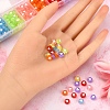 245~266Pcs 7 Colors Transparent Acrylic Beads TACR-YW0001-57-6