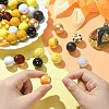 DIY Bubblegum Bracelet Pendant Decoration Making Kit for Sunflower Theme MACR-CJC0005-02A-01-4