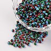 8/0 Opaque Colours Seep Glass Beads SEED-M007-23-1