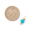 Imitation Austrian Crystal Connector Charms PALLOY-JF04493-2