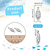 120Pcs Tibetan Style Alloy Pendants TIBEP-HY0001-12AS-2