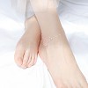 Cat Shape Alloy Link Bell Tassel Anklets for Women FS-WG4EFA6-01-2