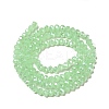 Electroplate Imitation Jade Glass Rondelle Beads Strands X-EGLA-F050B-02AB-2