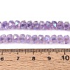 Anti-Tarnish Electroplate Glass Imitation Jade Beads Strands EGLA-T029-6mm-13D-4