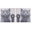 3D Transparent Car Back Rear Window Decal Vinyl Sticker ST-F674-4-3