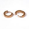 Beautiful Design 304 Stainless Steel Hoop Earrings EJEW-D210-03G-2