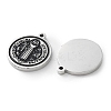 304 Stainless Steel Enamel Charms STAS-M102-19P-04-2