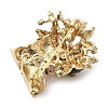 Christmas Alloy Colorful Rhinestone Brooches JEWB-U009-10F-2