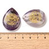 Natural Amethyst Drop Pendants G-C158-01L-3