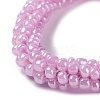 Crochet Glass Beads Braided Stretch Bracelet BJEW-K232-01O-2
