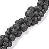 3 Strand 3 Sizes Natural Lava Rock Beads Strands G-FS0001-03-2