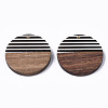 Resin & Walnut Wood Pendants RESI-T035-11-2