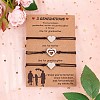 3Pcs 3 Style 430 Stainless Steel Heart Link Bracelets Set JB727A-4