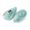 Natural Amazonite Pendants G-P586-01G-11-2
