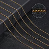 DIY Brass Curb Chains Bracelet Necklace Making Kit DIY-SP0001-11G-4