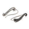 Antique Silver 316 Surgical Stainless Steel Dangle Earrings EJEW-D096-06B-AS-2